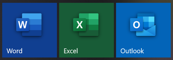 Microsoft new icons for office apps.