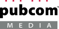 PubCom Media logo.