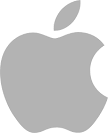 Apple logo.