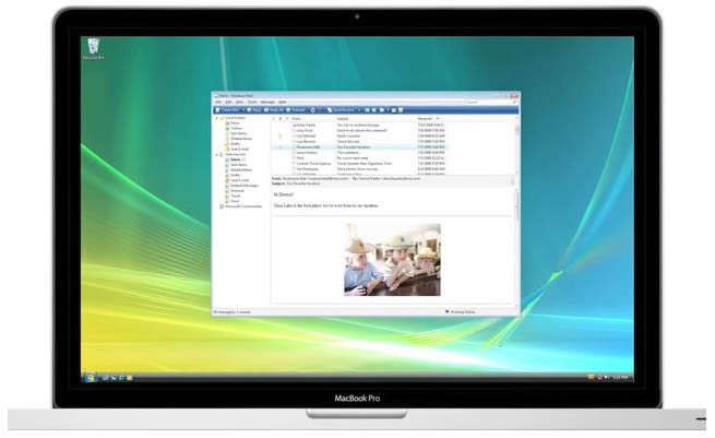 Screen capture, Windows running on a MacBook Pro