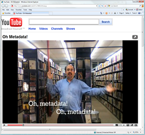 Oh Metadata YouTube video