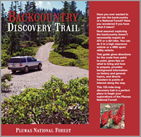 Cover, Backcountry Discovery Train, Plumas National Forest.